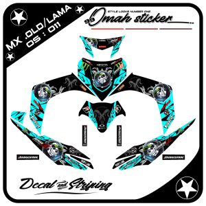 Stiker Striping Decal  JUPITER MX OLD.Sticker Striping Full Body JUPITER MX OLD DESIGN. ADT. 011