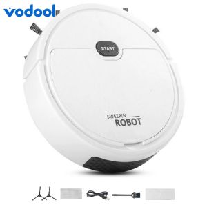 Mini Robot Vacuum Smart Navigation Robot Vacuum and Mop Combo Ideal for Pet Hair Hard Floor Carpet