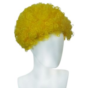 GJURD Curly Adult Kid Afro Wig Fancy Dress Funny Colorful Fan Hair Disco 80s Halloween Rainbow Clown Wig Birthday Party