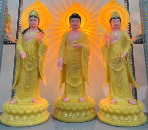 Đèn Hào Quang Kim Sắc Ánh Sáng Vàng Đậm