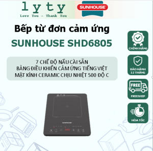 Bếp từ đơn cảm ứng SUNHOUSE SHD6805