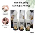 Mandi Kering Shampo Dry Foam Untuk Kucing & Anjing 100ml. 