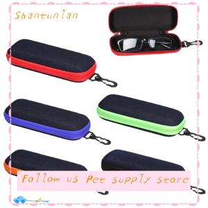 🎁【Special price】🎁Sha กล่องใส่แว่นตาผ้ายีนส์แฟชั่น กล่องใส่แว่นตาสำหรับอ่านหนังสือมีซิป