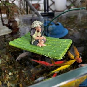 [COD] fjdse การตกแต่งตู้ปลาลอยน้ำการตกแต่งสวนขนาดเล็กการออกแบบแพลอยน้ำการตกแต่งภูมิทัศน์ตู้ปลาอุปกรณ์ตู้ปลา