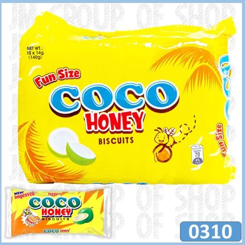 JM FG-0310 | JM Foods | Coco Honey [14G X 10'S] [JEWEL SHOP]
