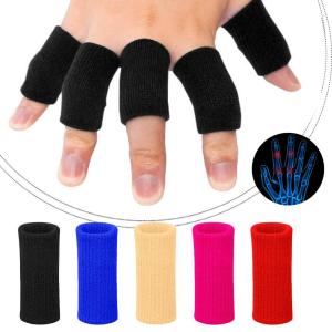 Kinbelle Finger Sleeves Support Thumb Splint Brace For Arthritis Breathable Elastic Finger Tape For Basketball Tennis Baseball Cricket Volleyball Badminton