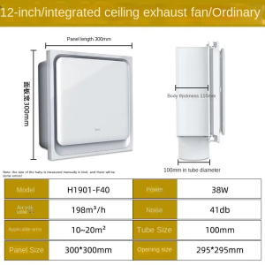 Ventilation Exhaust Fan For Kitchen Toilet Ventilation Fan Kitchen Exhaust Fan Window Durable Integrated Ceiling Ceiling Embedded Toilet Kitchen Ventilating Fan  Quạt h&uacutet