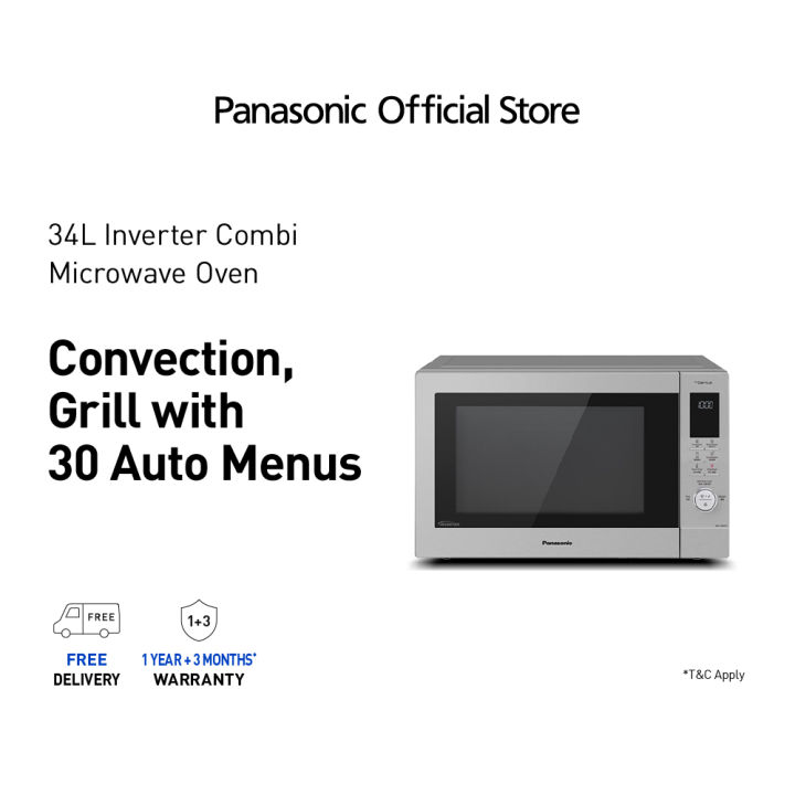 Panasonic NNCD87KSYPQ 34L Inverter Combination Microwave Oven Grill