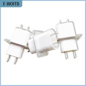 【E-WOITD】 Home Electronic Microwave Oven Magnetron Filament 4 Pin Socket Converter White