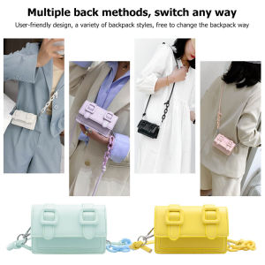 MOJOYCE Girls Mini Square Travel Shoulder Crossbody Handbag Purses Women PU Leather College Messenger Bag