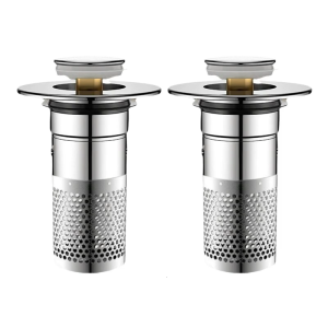 อ่างอาบน้ำขั้นสูงที่ฝาปิดช่องระบายช่องระบายน้ำที่ไม่อุดตันตะกร้ากรองพอดีกับรูระบายน้ำขนาด1.3 1.6นิ้ว