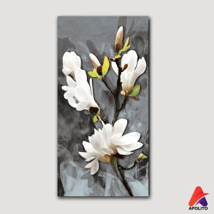 HIASAN DINDING BUNGA ABSTRAK BUNGA WALL DECOR HIASAN DINDING KAMAR PAJANGAN RUANGAN POSTER KAYU GAMBAR BOHO ABSTRAK