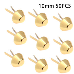 50PCS Metal Feet Rivets Studs Pierced Handbag Bottom Protecting For DIY Craft Purse Leather Decoration