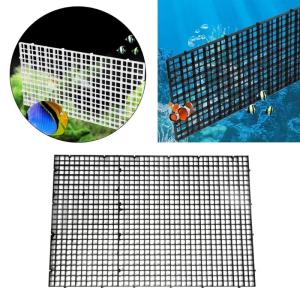 6Pcs Plastic Grids Divider Trays Aquariums EggCrate Light Diffuser Fish Tanks Divider Bottom Filtration Pad Grids