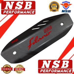 Cover Knalpot Grand Filano NSB RACING Full Carbon Pelindung Knalpot Carbon Akrilik High Quality NMS