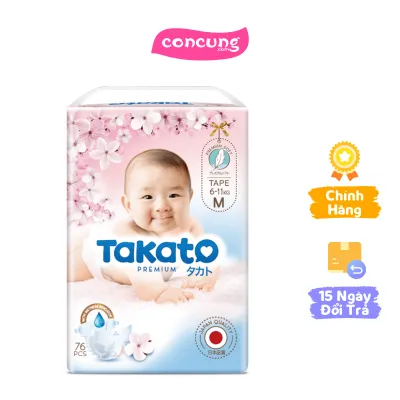 Tã dán Takato siêu mềm mại ( M 76 miếng)