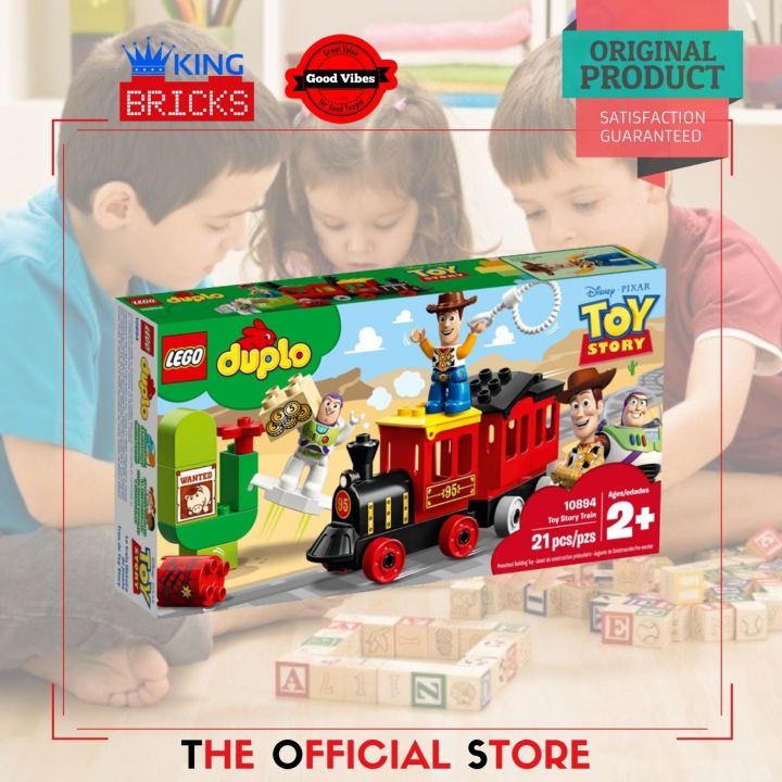 LEGO Original DUPLO 10894 Toy Story Train Mainan Anak Edukasi