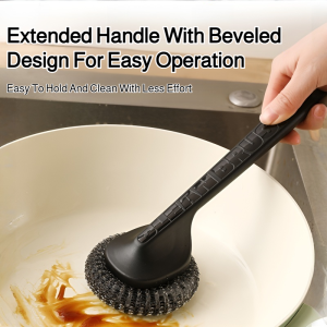 Pot Brush Removable Brush Head Easy to Use Cleaning Brush Kitchen Workers Housewife Multi-functional Cleaning