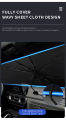 Car Sun Shade Foldable Sunshade Umbrella Front and Rear Windshield Sunshade Sunscreen Insulation Sunshade Retractable. 