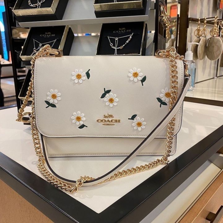 Coach white discount daisy bag