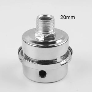 MACRAMEX 1Pcs 12.5mm/16mm/20mm Air Compressor Muffler Metal G1/4 G3/8 G1/2 Noise Filter Portable Air Compressor Siliencer for Oil-free Air Compressors