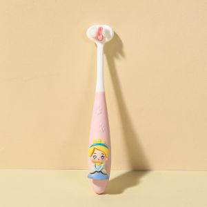 Kids Toothbrush Triple Sided Soft Bristles Gentle Gum Care Training Oral Hygiene Toddler Daily Use