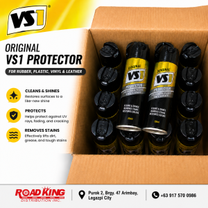 ORIGINAL VS1 PROTECTOR | PLASTIC RUBBER & VINYL RESTORER | VEHICLE SURFACE PROTECTANT