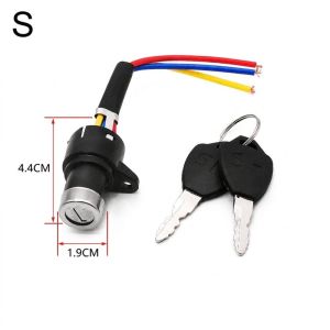 S/M/L Ebike Key Lock Electric Vehicle Ignition Switch