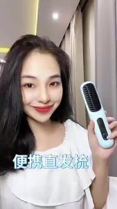 แปรงยืดผมเซรามิกใหม่ แปรงยืดผมไอออนลบ แปรงยืดผมร้อนเร็ว สไตล์เดียวกัน ไม่ทำลายเส้นผม