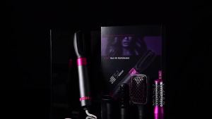 Hot Air Brush Cross-Border New Hair Dryer Brush 110V 1200W High Power 5-in-1 Hair Straightener and Curler Styling