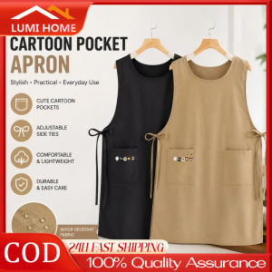 Kitchen Aprons Japanese Style Multipurpose Long Vest Waterproof Breathable Anti-dirty Kitchen Apron