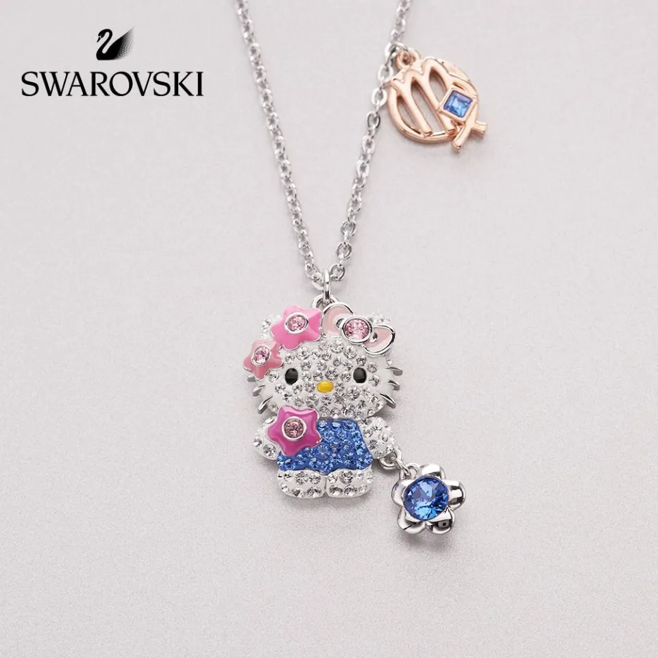 Swarovski hello deals kitty zodiac necklace