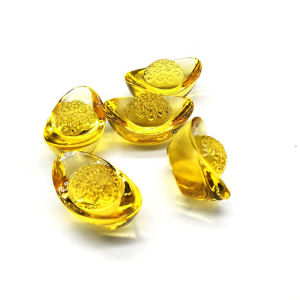 Thỏi vàng kim nguyên bảo phong thủy 1.5cm Đồ thờ cúng trang trí…