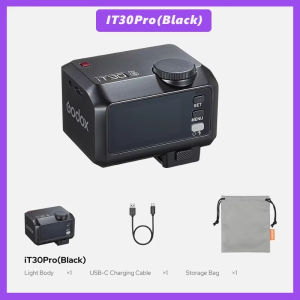 Godox iT30Pro 2.8" Touchscreen Pocket Flash TTL Auto-Exposure 2.4G Wireless Camera Flash for Canon Nikon for Sony Fuji Olympus
