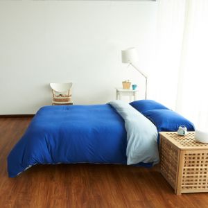 Cotton Pure™ Klein Blue Jersey Cotton Quilt Cover