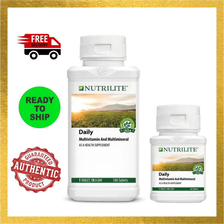 Amway NUTRILITE Daily (60/180 tab) 100% Amway Original Supplement | Lazada