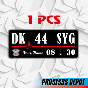 PLAT NOMOR MOTOR BAHAN AKRILIK CUSTOM VARIASI