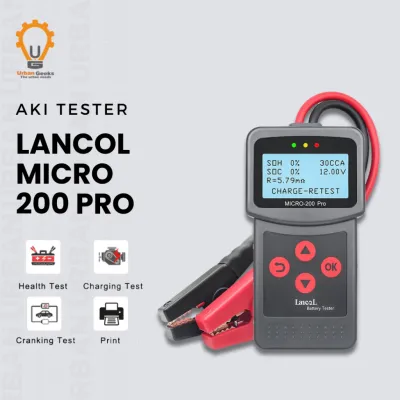 Lancol Micro 200 Pro Tes Aki Digital Battery Tester Motor Mobil