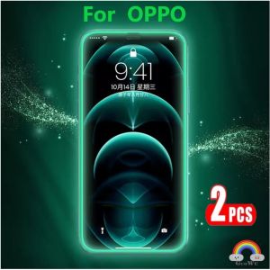 ♥Ready Stock【Luminous Protective Glass】1/2/3/4Pcs Luminous Phone Tempered Glass OPPO F5 F7 F9 F11 F15 F17 F19 Pro A1K A3S A5 A9 A31 A33 A53 2020 A5S AX5S A7X AX7 A8 A9X A11K A12S A12E A15S A16S A32 A36 A51 A52 A53 A54 A55 A57 A71 A72 A73 A74A91A92SA93A94