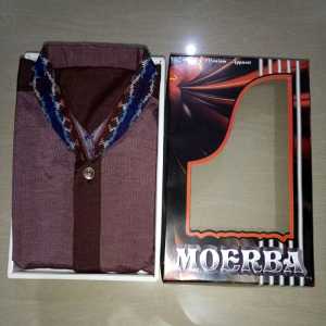 (BONUS DUS) Baju Koko Murah / Kemko Lengan Pendek / Kemeja Muslim Pria / Atasan Pria Bahan Dingin Tebal Halus MOERBA 19D243519