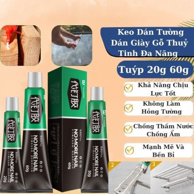 Keo Siêu Dính Công Nghệ Nhật Bản Tuýp 20g 60g Tường Dán Giày Gỗ Thuỷ Tinh Đa Năng Chống Thấm Nước RIEM JSC