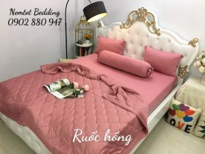 🔖ẢNH THẬT🔖 Trọn Bộ Ga Gối Thun Hàn Quốc Nằm Thoáng Mát Bền Đẹp Thấm Hút Mồ Hôi Không Nhăn Xù Giá Rẻ _ Nemtot Bedding