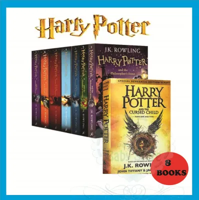 Harry Potter Book Collection UK edition (8 books with slip case)