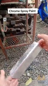 Car Chrome Spray Paint 350ML No Rust Chrome Paint Spray Cartridges With Chrome Plated Steel Wheel Spray Color 金属防锈喷漆
