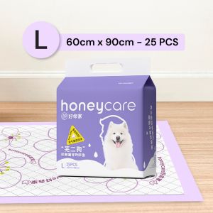Honeycare Purple Side Pet Training Pee Pads for Dogs Leak Prevention & Protection - 3 Sizes (S/M/L)