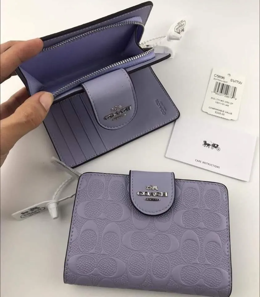 Lavender coach online wallet