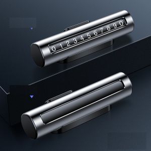 Bảng số điện thoại đỗ xe ô tô có con lăn di chuyển số sáng tạo hình thức sang trọng hàng cao cấp