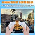 (TUQC) Mini Steering Wheel for Handle Game Steering Wheel Controller for Game Replacement Accessories. 