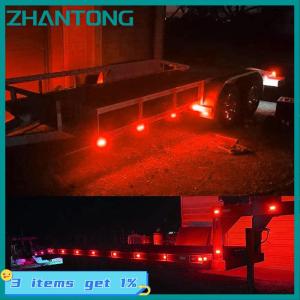 ZHANTONG 12V 24V Truck LED Side Marker Light Car Trailer DOT E8 Mark Reflector Van Clearance Lamp For Lorry RV Bus Boat