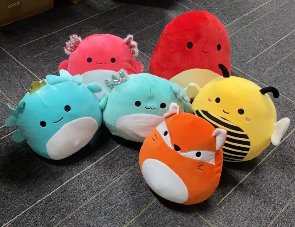 20cm 40cm Squishmallow Stuffed Toy Animal Hamburger Plush Soft